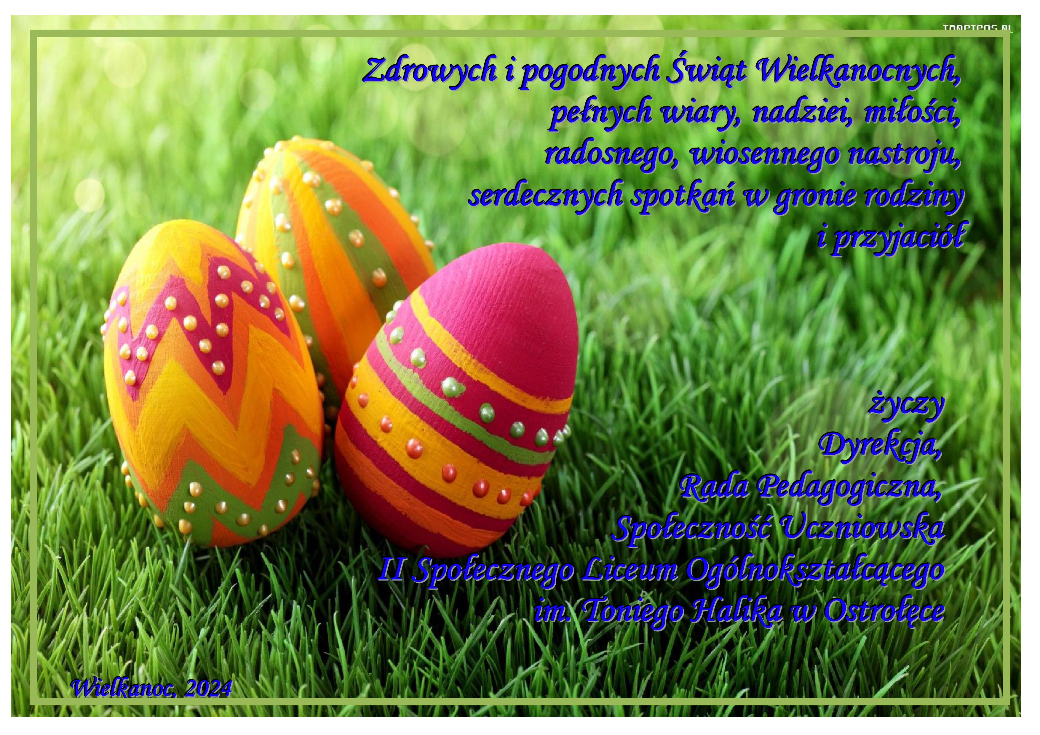 zyczenia Wielkanocne 2024